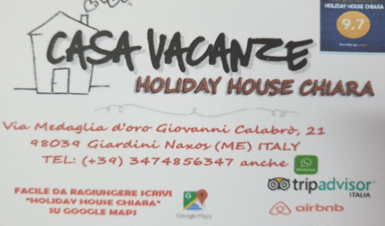 Holiday House Chiara Giardini Naxos Εξωτερικό φωτογραφία